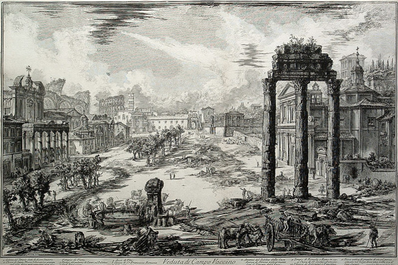 Veduta di Campo Vaccino