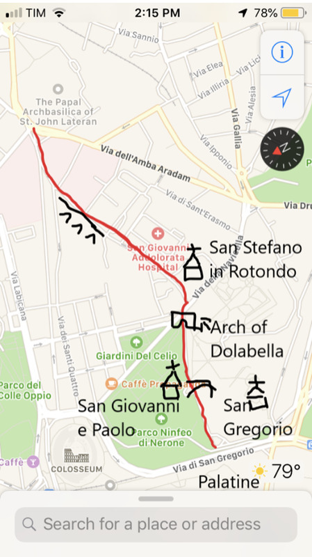 Clivo di Scauri in Modern Rome