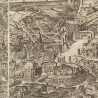 Antonio Tempesta's Map of Rome, 1593