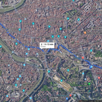 A Modern Map of Our Walking Tour