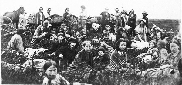 Dakota Refugees in 1862