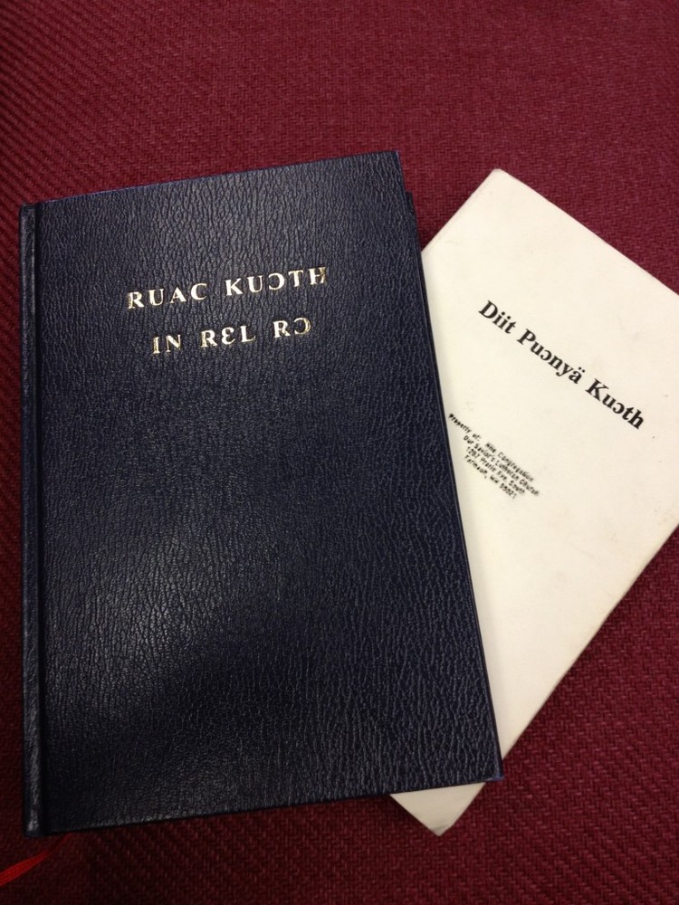 Bible and hymnal