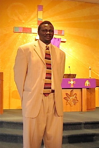 Pastor Wal Reat of the Sudanese Congregation in Faribault