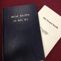 Bible and hymnal