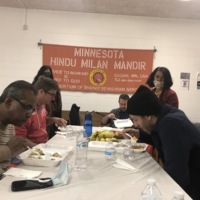 Hindu Milan Mandir hosts lunch break for TPT film crew.
