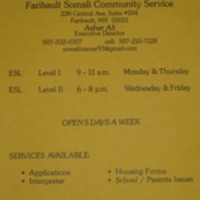 Faribualt Somali Community Service