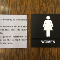 Gender Diversity is Welcomed Here- Bathroom Sign