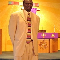 Pastor Wal Reat of the Sudanese Congregation in Faribault