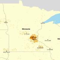 Distribution of Minnesota's Vietnamese Population