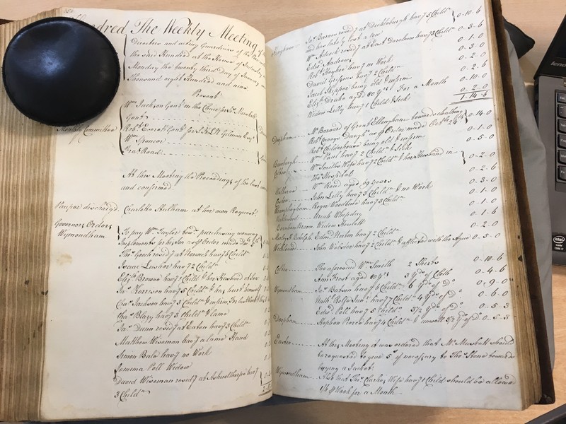 Forehoe Hundred - House of Industry Minute Book 1807-1809 p356-357 image 1 Forehoe Hundred - House of Industry Minute Book 1807-1809 p356-357 image 1