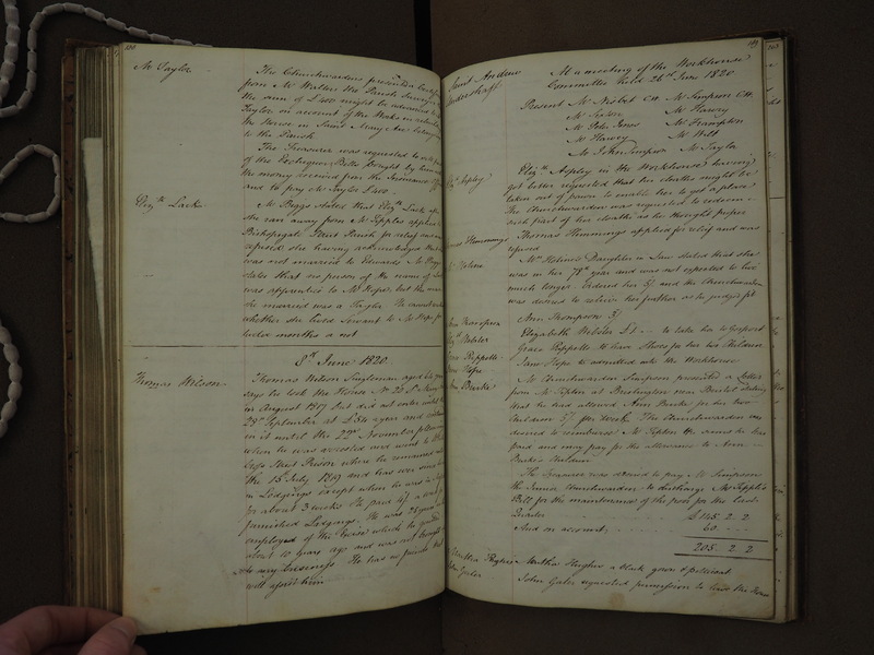 St Andrew Undershaft - Workhouse Minute Book 1814-1822 p188-189 image 1