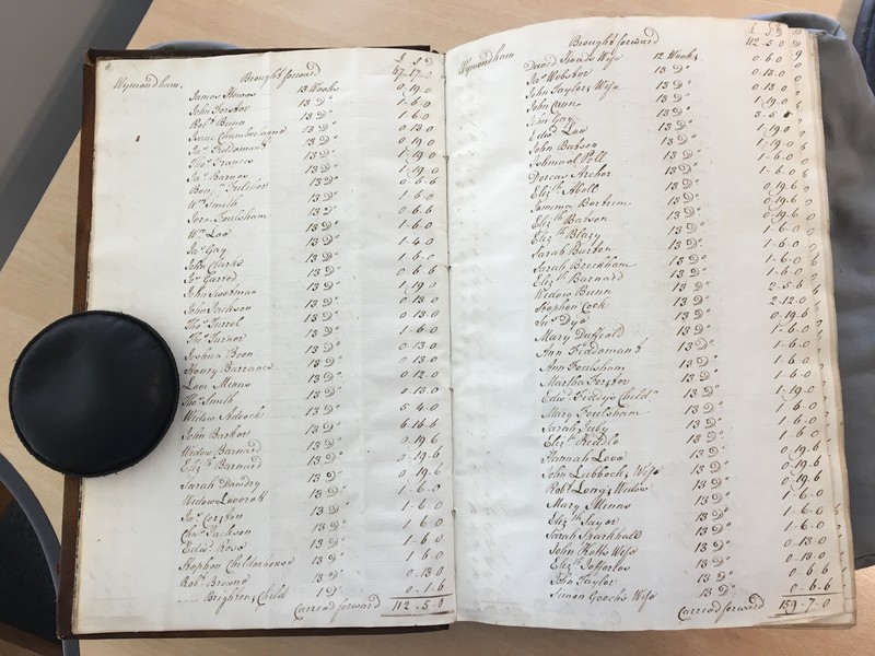 Forehoe Hundred - House of Industry Minute Book 1805-1807 p8-9 image 1