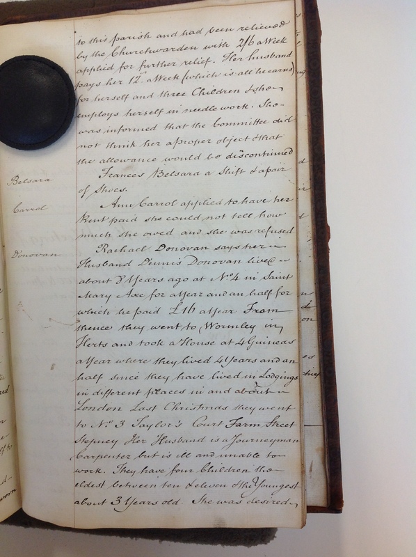 St Andrew Undershaft - Workhouse Minute Book 1780-1801 p255 image 1 St Andrew Undershaft - Workhouse Minute Book 1780-1801 p255 image 1