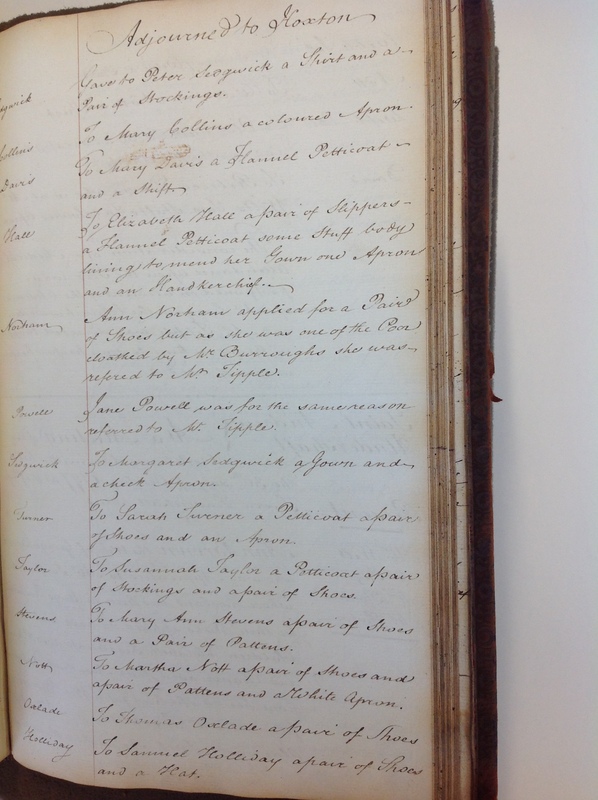 St Andrew Undershaft - Workhouse Minute Book 1780-1801 p201 image 1