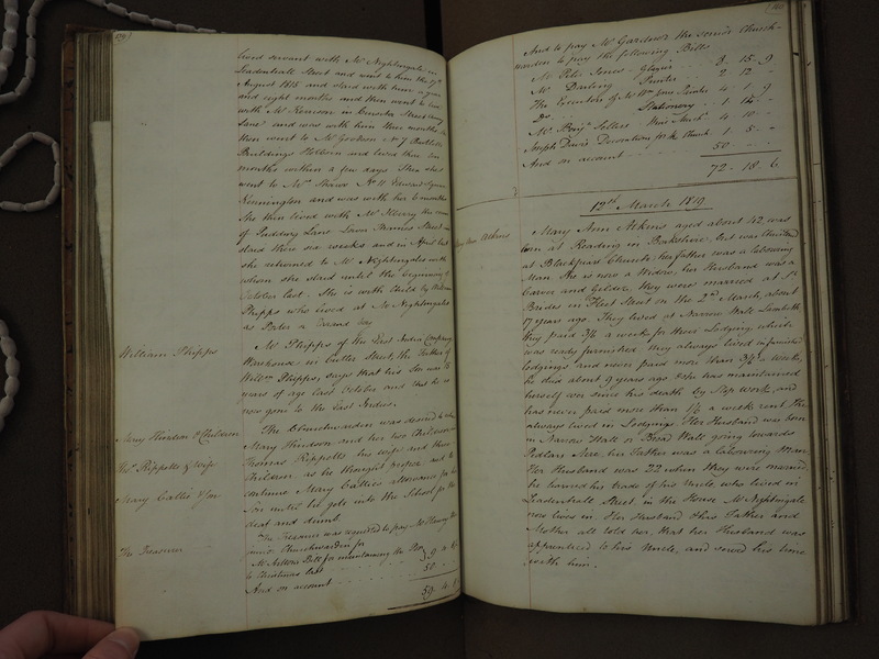 St Andrew Undershaft - Workhouse Minute Book 1814-1822 p139-140 image 1