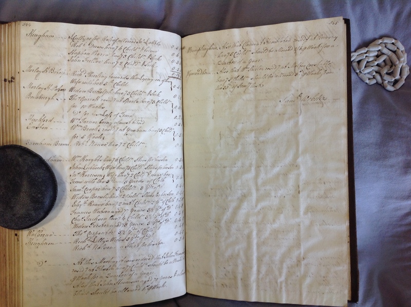 Forehoe Hundred - House of Industry Minute Book 1802-1805 p544-545 image 1 Forehoe Hundred - House of Industry Minute Book 1802-1805 p544-545 image 1