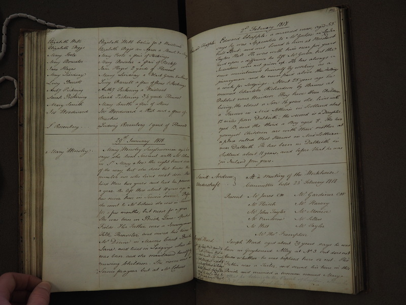 St Andrew Undershaft - Workhouse Minute Book 1814-1822 p103-104 image 1