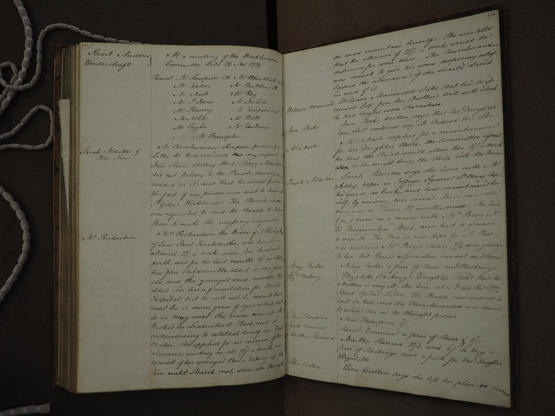 St Andrew Undershaft - Workhouse Minute Book 1814-1822 p232-233 image 1