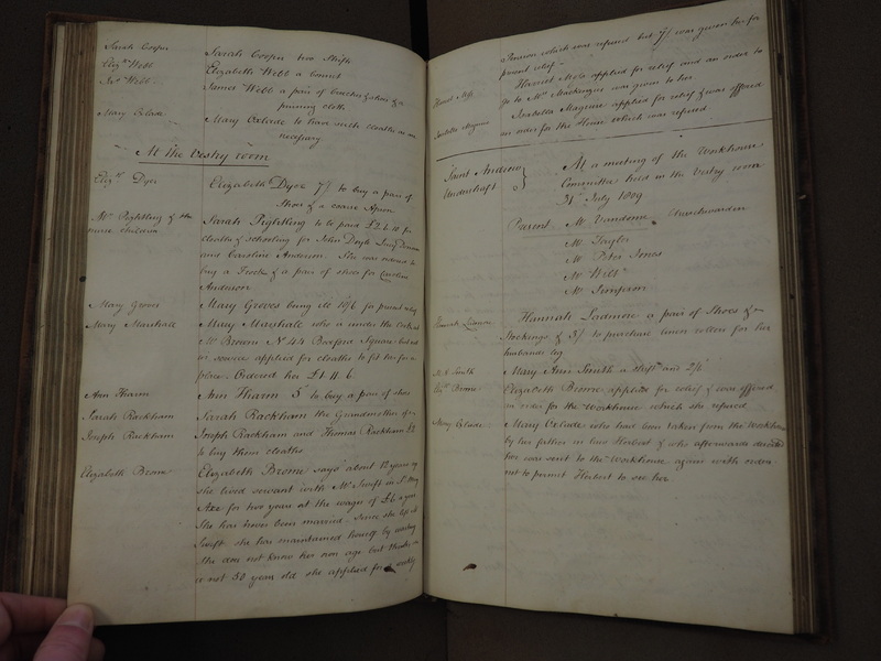 St Andrew Undershaft - Workhouse Minute Book 1801-1814 p81 image 1 St Andrew Undershaft - Workhouse Minute Book 1801-1814 p81 image 1