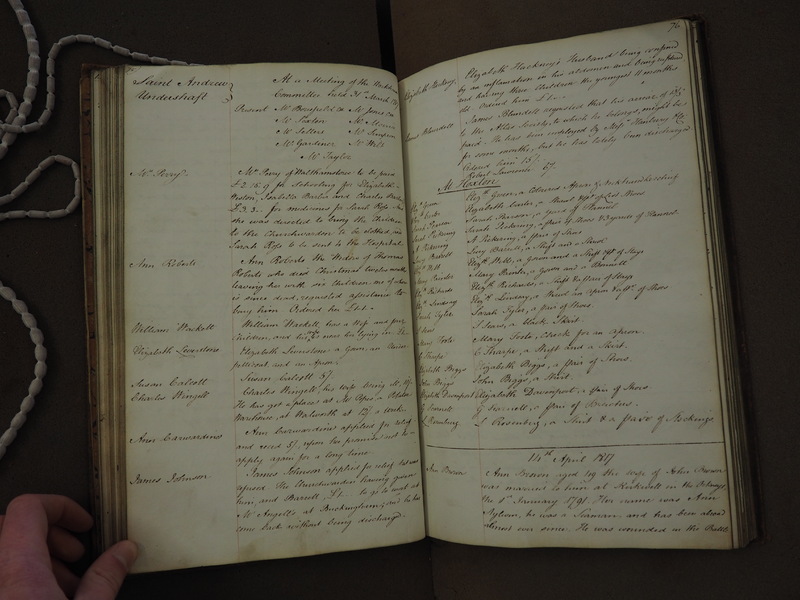 St Andrew Undershaft - Workhouse Minute Book 1814-1822 p75-76 image 1
