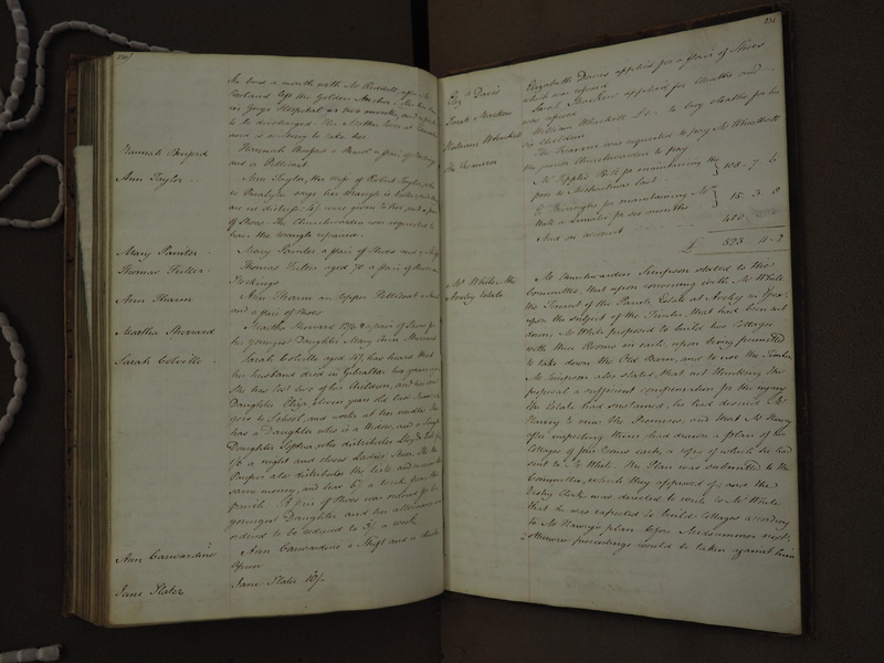 St Andrew Undershaft - Workhouse Minute Book 1814-1822 p230-231 image 1