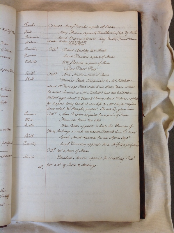 St Andrew Undershaft - Workhouse Minute Book 1780-1801 p31 image 1