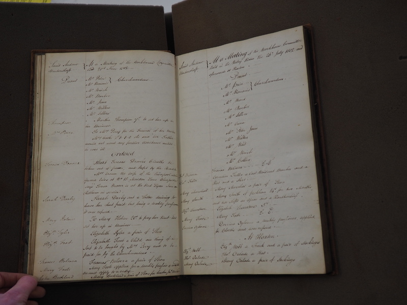 St Andrew Undershaft - Workhouse Minute Book 1801-1814 p12 image 1 St Andrew Undershaft - Workhouse Minute Book 1801-1814 p12 image 1
