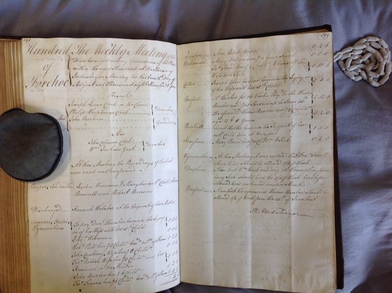 Forehoe Hundred - House of Industry Minute Book 1802-1805 p398-399 image 1 Forehoe Hundred - House of Industry Minute Book 1802-1805 p398-399 image 1