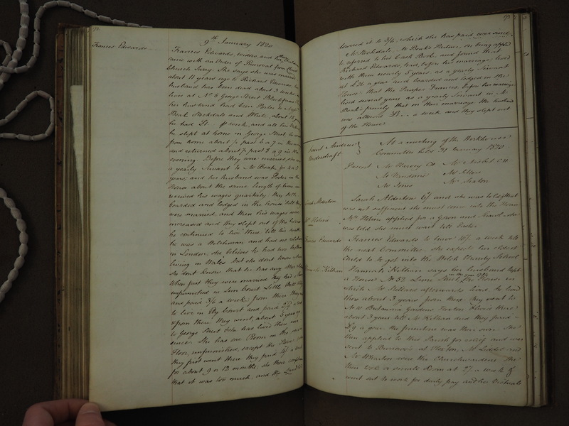St Andrew Undershaft - Workhouse Minute Book 1814-1822 p172-173 image 1