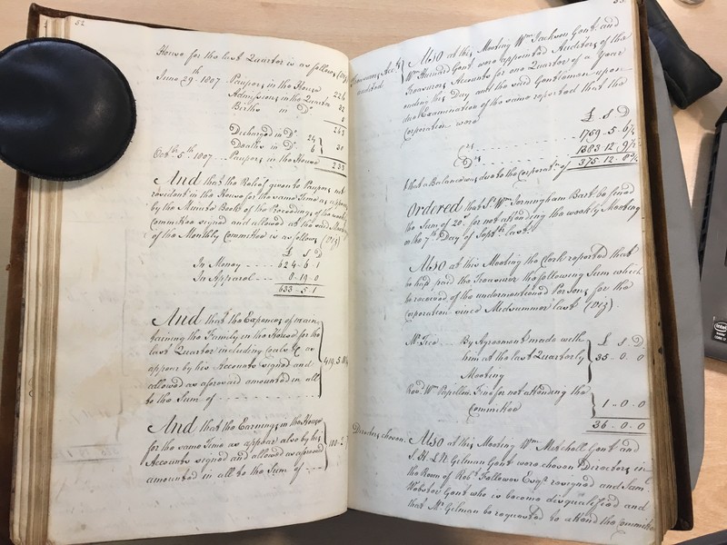 Forehoe Hundred - House of Industry Minute Book 1807-1809 p52-53 image 1 Forehoe Hundred - House of Industry Minute Book 1807-1809 p52-53 image 1