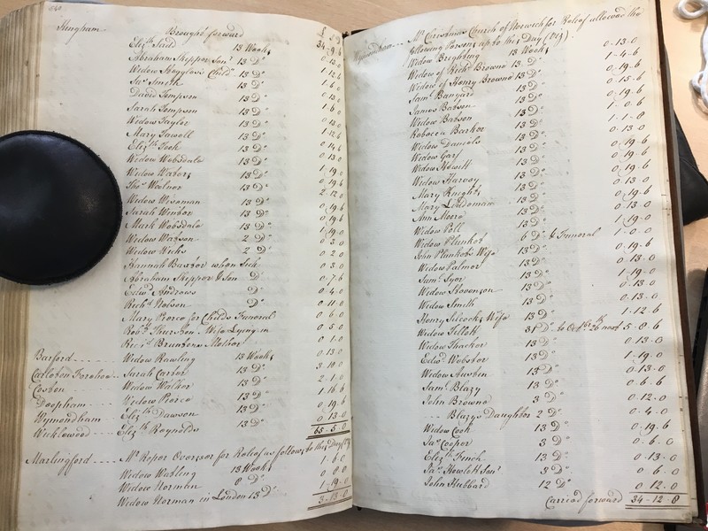 Forehoe Hundred - House of Industry Minute Book 1805-1807 p540-541 image 1