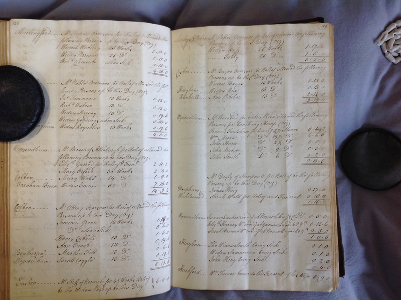 Forehoe Hundred - House of Industry Minute Book 1802-1805 p128-129 image 1 Forehoe Hundred - House of Industry Minute Book 1802-1805 p128-129 image 1