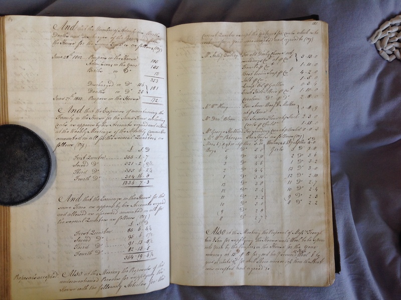 Forehoe Hundred - House of Industry Minute Book 1802-1805 p184-185 image 1 Forehoe Hundred - House of Industry Minute Book 1802-1805 p184-185 image 1