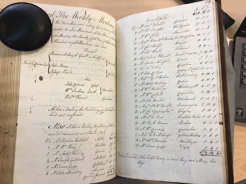 Forehoe Hundred - House of Industry Minute Book 1807-1809 p508-509 image 1 Forehoe Hundred - House of Industry Minute Book 1807-1809 p508-509 image 1