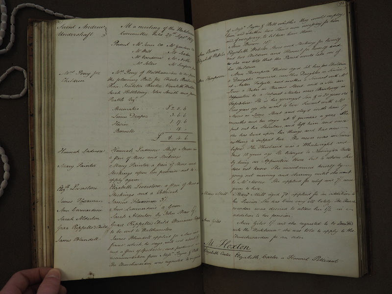 St Andrew Undershaft - Workhouse Minute Book 1814-1822 p91-92 image 1