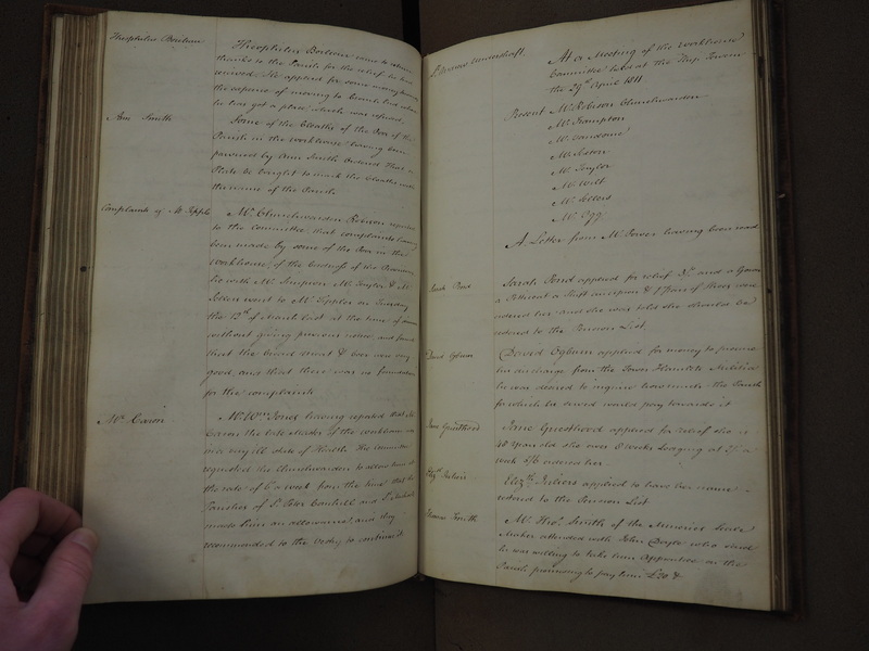 St Andrew Undershaft - Workhouse Minute Book 1801-1814 p96 image 1 St Andrew Undershaft - Workhouse Minute Book 1801-1814 p96 image 1