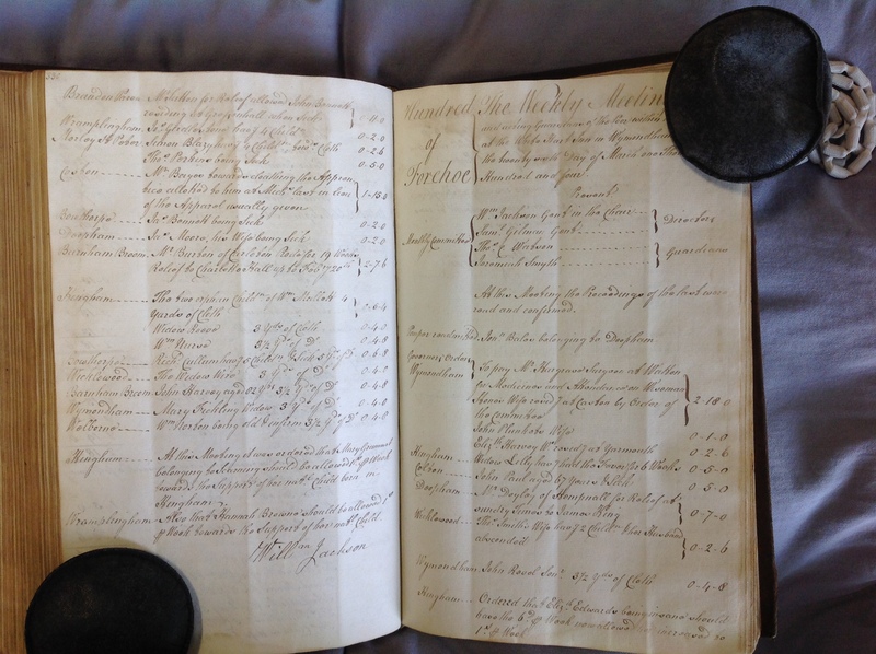 Forehoe Hundred - House of Industry Minute Book 1802-1805 p330-331 image 1 Forehoe Hundred - House of Industry Minute Book 1802-1805 p330-331 image 1