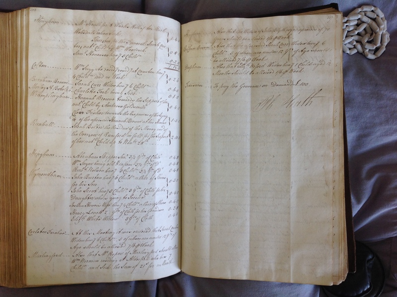 Forehoe Hundred - House of Industry Minute Book 1802-1805 p306-307 image 1 Forehoe Hundred - House of Industry Minute Book 1802-1805 p306-307 image 1