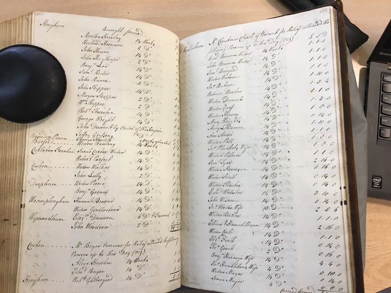 Forehoe Hundred - House of Industry Minute Book 1807-1809 p512-513 image 1 Forehoe Hundred - House of Industry Minute Book 1807-1809 p512-513 image 1