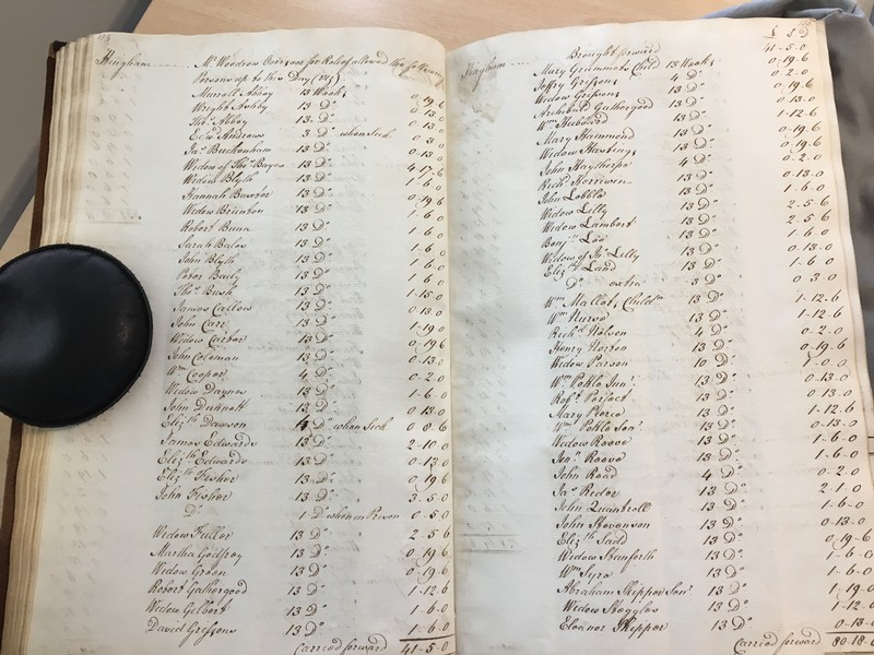 Forehoe Hundred - House of Industry Minute Book 1805-1807 p134-135 image 1 Forehoe Hundred - House of Industry Minute Book 1805-1807 p134-135 image 1