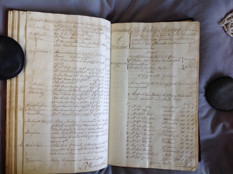 Forehoe Hundred - House of Industry Minute Book 1802-1805 p58-59 image 1 Forehoe Hundred - House of Industry Minute Book 1802-1805 p58-59 image 1