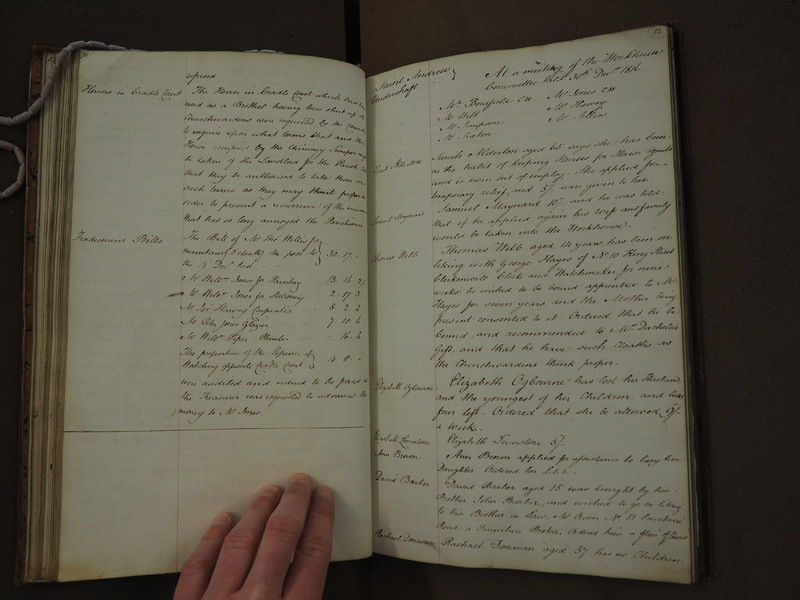 St Andrew Undershaft - Workhouse Minute Book 1814-1822 p71-72 image 1