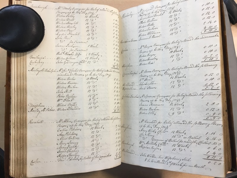 Forehoe Hundred - House of Industry Minute Book 1807-1809 p102-103 image 1 Forehoe Hundred - House of Industry Minute Book 1807-1809 p102-103 image 1
