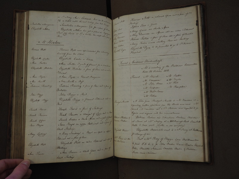 St Andrew Undershaft - Workhouse Minute Book 1801-1814 p112 image 1 St Andrew Undershaft - Workhouse Minute Book 1801-1814 p112 image 1