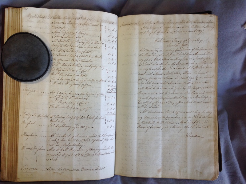 Forehoe Hundred - House of Industry Minute Book 1802-1805 p160-161 image 1 Forehoe Hundred - House of Industry Minute Book 1802-1805 p160-161 image 1