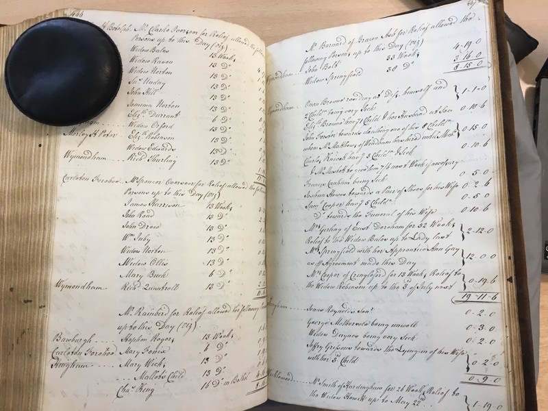 Forehoe Hundred - House of Industry Minute Book 1807-1809 p466-467 image 1 Forehoe Hundred - House of Industry Minute Book 1807-1809 p466-467 image 1