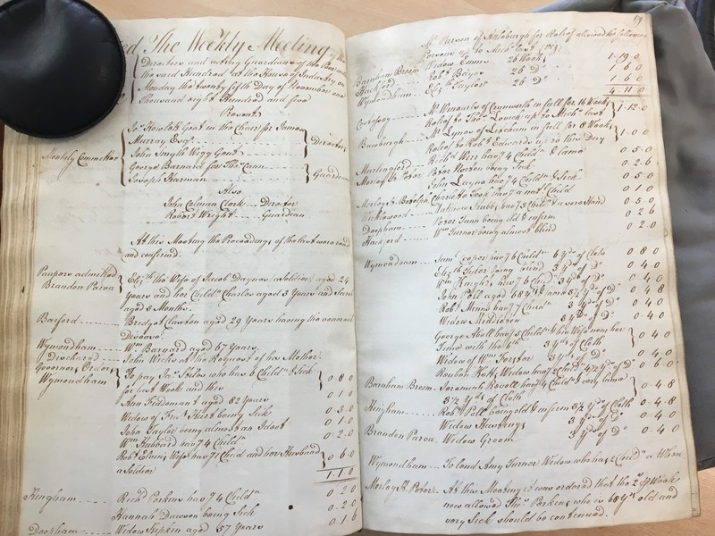 Forehoe Hundred - House of Industry Minute Book 1805-1807 p178-179 image 1 Forehoe Hundred - House of Industry Minute Book 1805-1807 p178-179 image 1