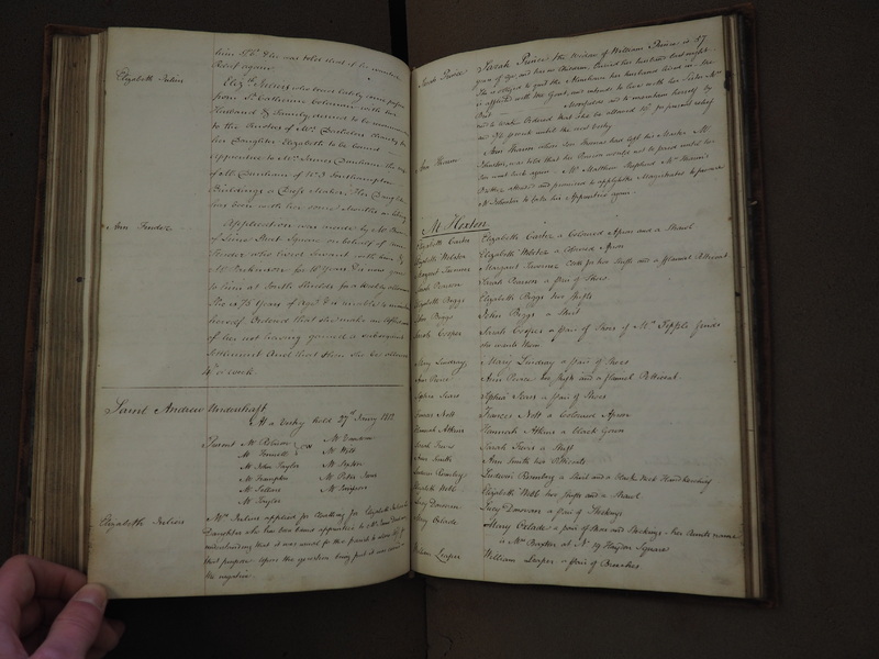 St Andrew Undershaft - Workhouse Minute Book 1801-1814 p106 image 1 St Andrew Undershaft - Workhouse Minute Book 1801-1814 p106 image 1