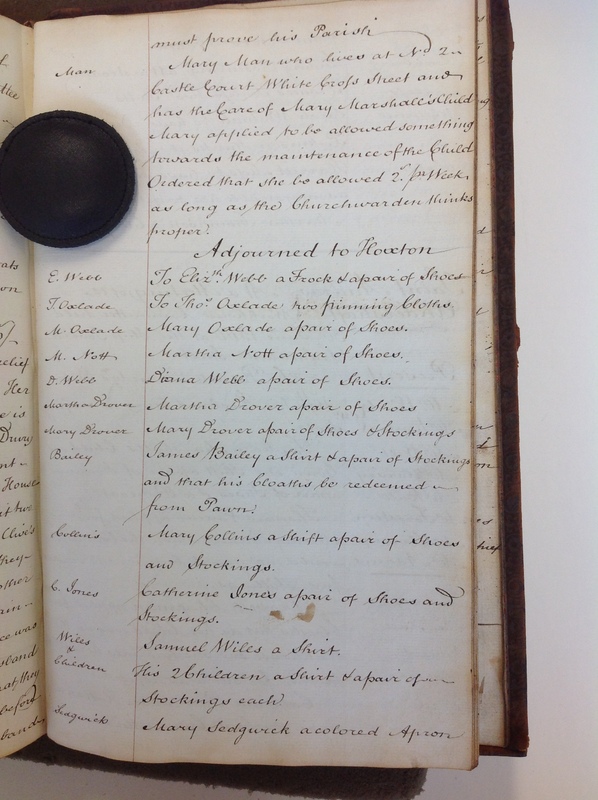 St Andrew Undershaft - Workhouse Minute Book 1780-1801 p253 image 1 St Andrew Undershaft - Workhouse Minute Book 1780-1801 p253 image 1
