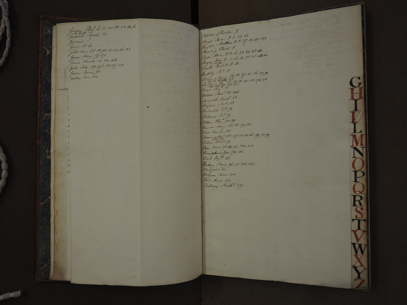 St Andrew Undershaft - Workhouse Minute Book 1814-1822 Index np[xi-xii] image 1